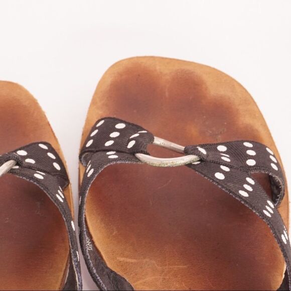 Yellowbox Aston Polka Dot Ribbon Slides/Sandals - Picture 4 of 6